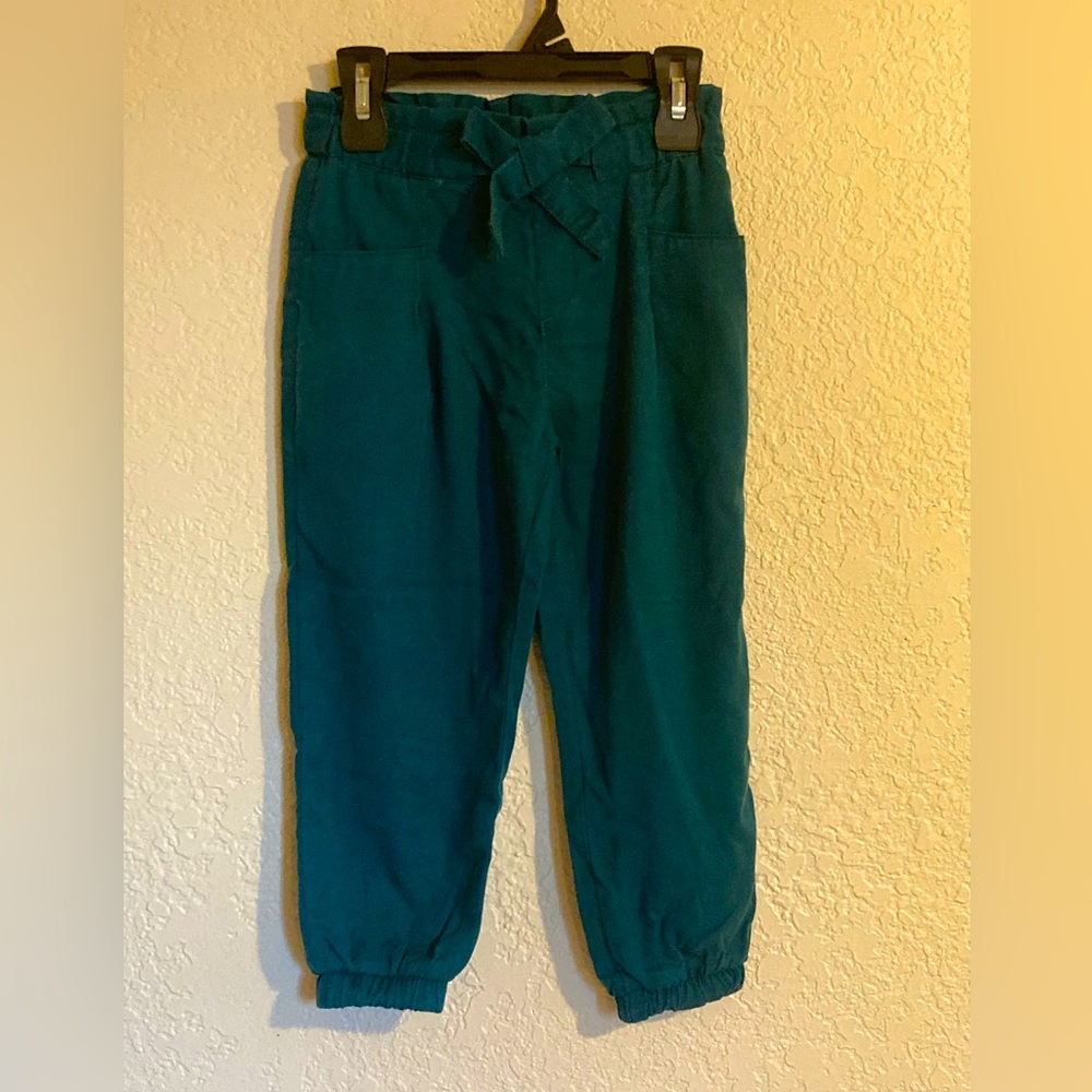 Girls Dark Green pants size Small ~ 6/6x